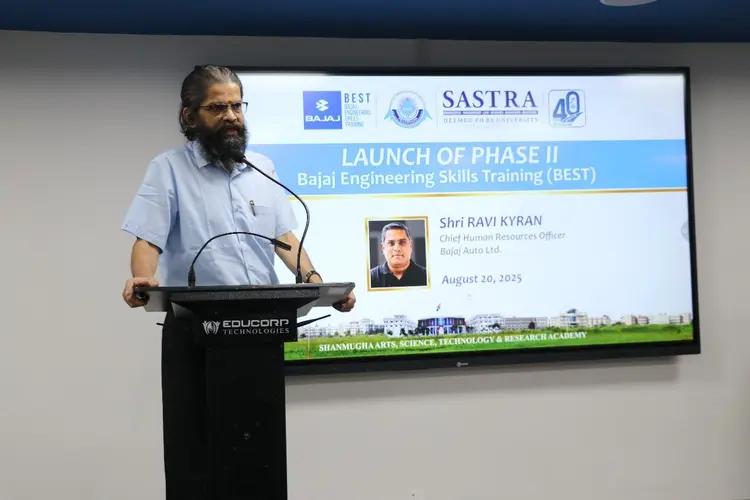 BEST Phase II (Electronics) Launched at SASTRA University