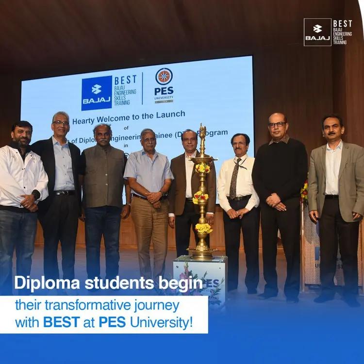 DIPLOMA TRAINEE ENGINEERS BATCH LAUNCHED IN PES UNIVERSITY