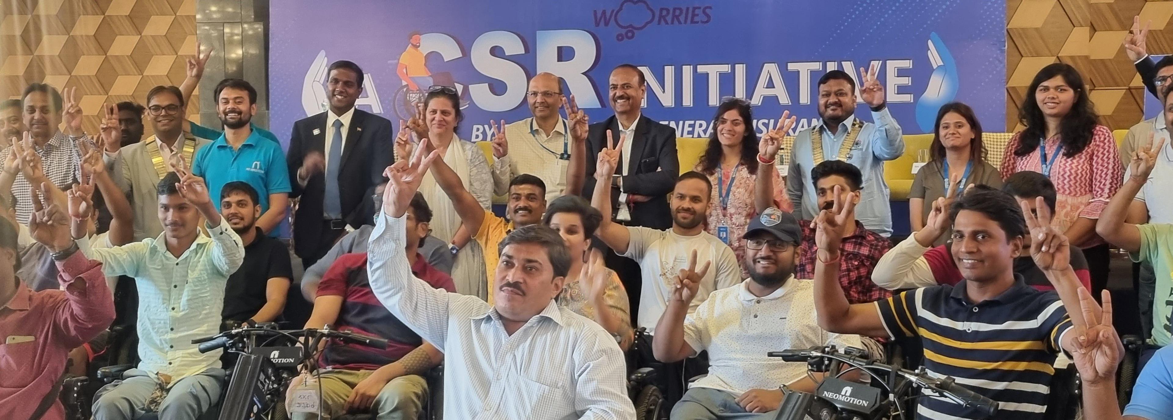 बजाज फिनसर्व, पुणे में अलग रूप से सक्षम व्यक्तियों को हाई टेक मोबिलिटी समाधानों से सशक्त बनाता है।