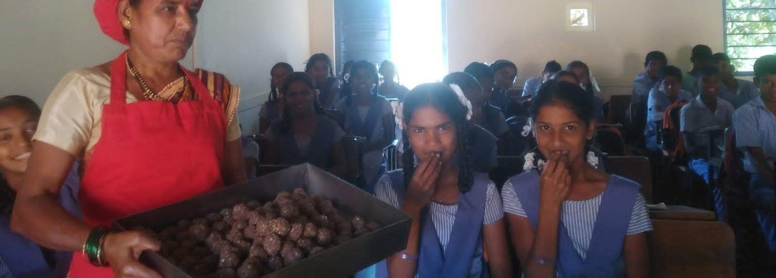 Distribution of Nutritious Snacks to School Students